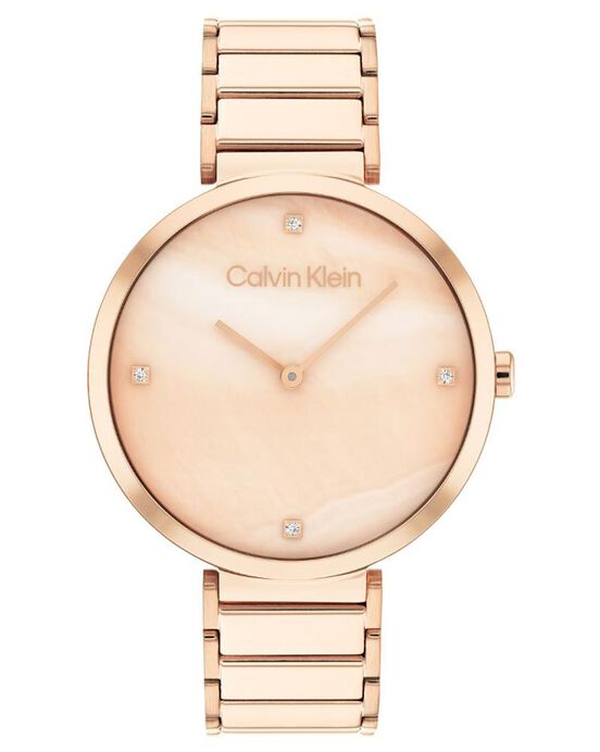 Calvin Klein Women MINIMALISTIC T-BAR Golden Analog Quartz watch SKU ID 25200429 Helios The Watch Store
