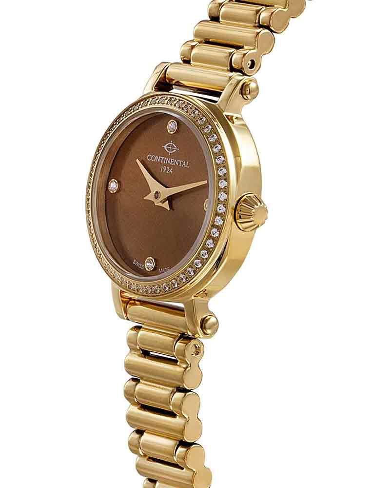 Continental Women Elegance Brown Analog Quartz Watch SKU ID 26353-LT202641 Helios The Watch Store