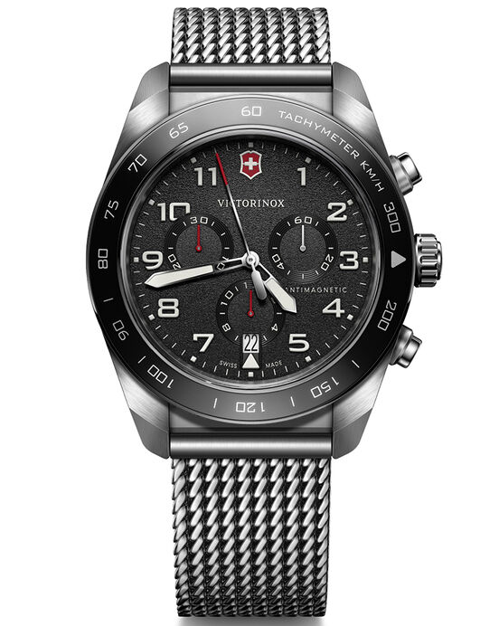Victorinox Men SWISS ARMY Black Analog Quartz watch SKU ID 242048 Helios The Watch Store
