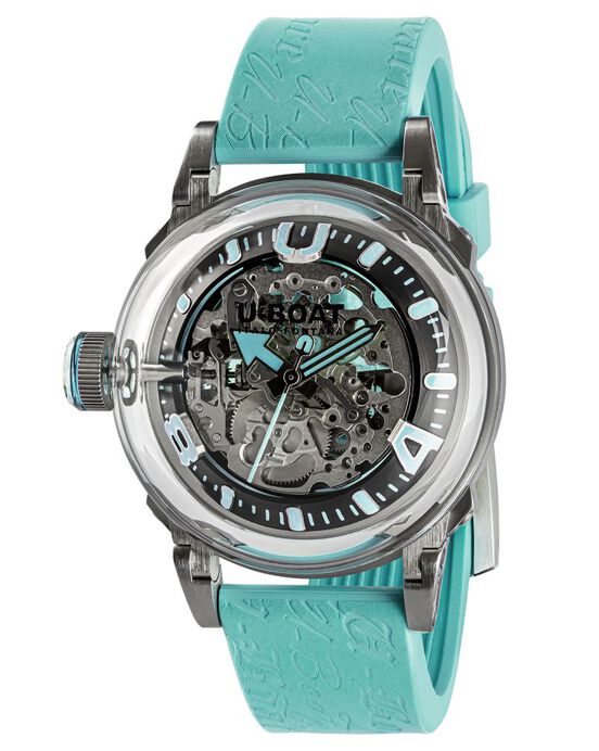 U Boat Unisex U-65 Silver Acquamarine Analog Automatic watch SKU ID 3345 Helios The Watch Store