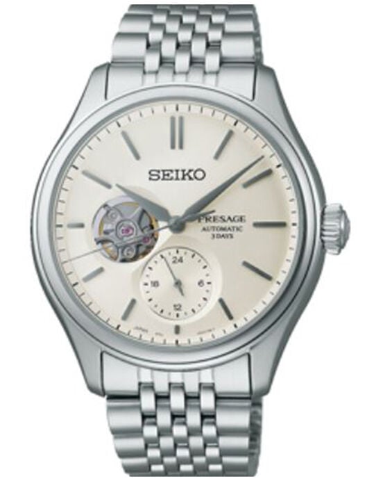Seiko Men PRESAGE White Analog Automatic watch SKU ID SPB469J1 Helios The Watch Store