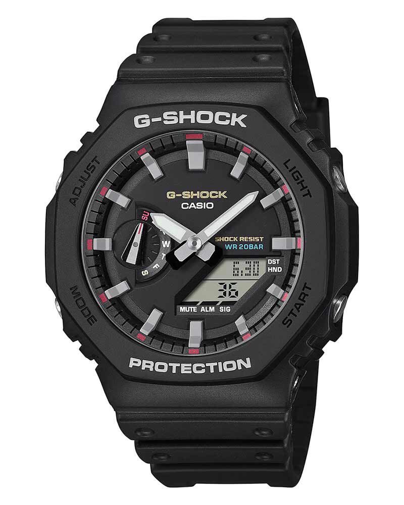 G-Shock Men GA-2100 Black  Analog-Digital Quartz watch SKU ID G1686 Helios The Watch Store