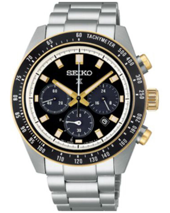 Seiko Men PROSPEX Black Analog Solar watch SKU ID SSC941P1 Helios The Watch Store