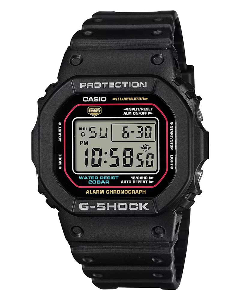 G-Shock Men DW-5600 Black  Digital Quartz watch SKU ID G1683 Helios The Watch Store