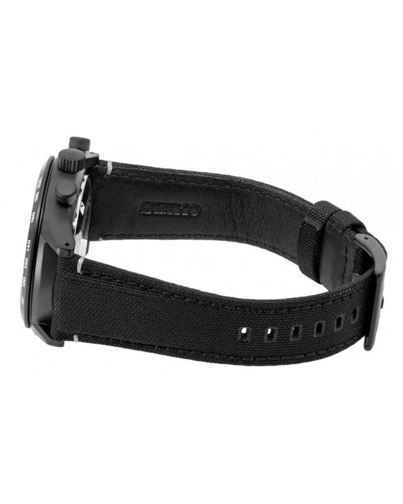 Seiko Men DRESS Black Analog Quartz watch SKU ID SSB417P1 Helios The Watch Store