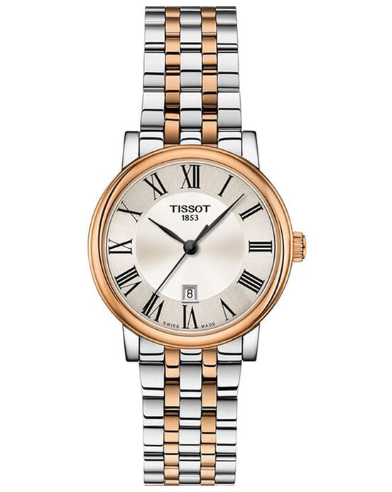 Tissot Women CARSON Silver Analog Quartz watch SKU ID T1222102203301 Helios The Watch Store