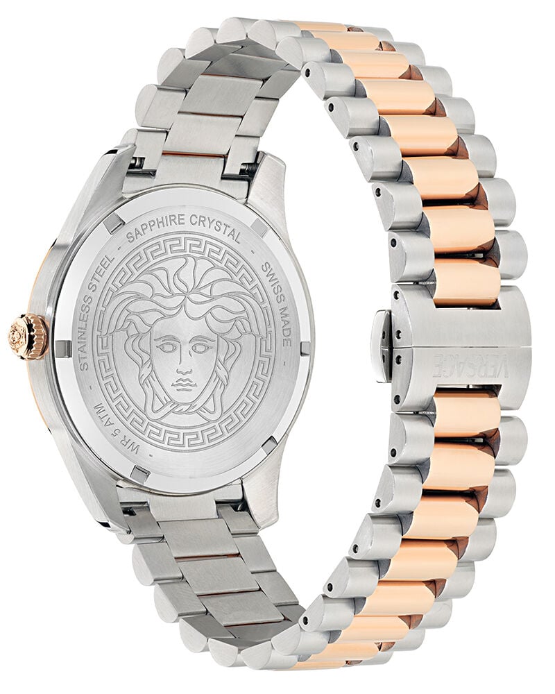 Buy Versace Men Apodis Round Silver Watch ve0u00425 at Helios Buy Versace Men Apodis Round Silver Watch ve0u00425 at Helios