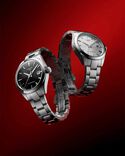 Tissot Men GENTLEMAN Black Analog Automatic watch SKU ID T1658071105100 Helios The Watch Store