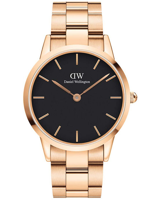 Daniel Wellington Men ICONIC Rose Gold Analog Quartz watch SKU ID DW00100344K Helios The Watch Store