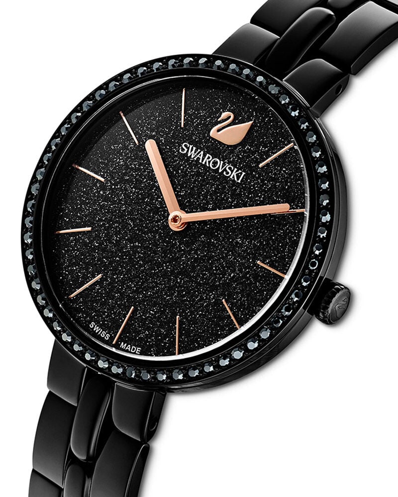 Swarovski Women COSMOPOLITAN Black Analog Quartz watch SKU ID 5547646 Helios The Watch Store