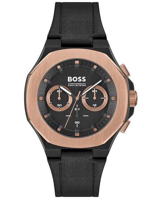 Boss Men TAPER Black Analog Quartz watch SKU ID 1514089 Helios The Watch Store