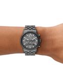 Michael Kors Men HUTTON Grey Analog Quartz watch SKU ID MKO1164 Helios The Watch Store