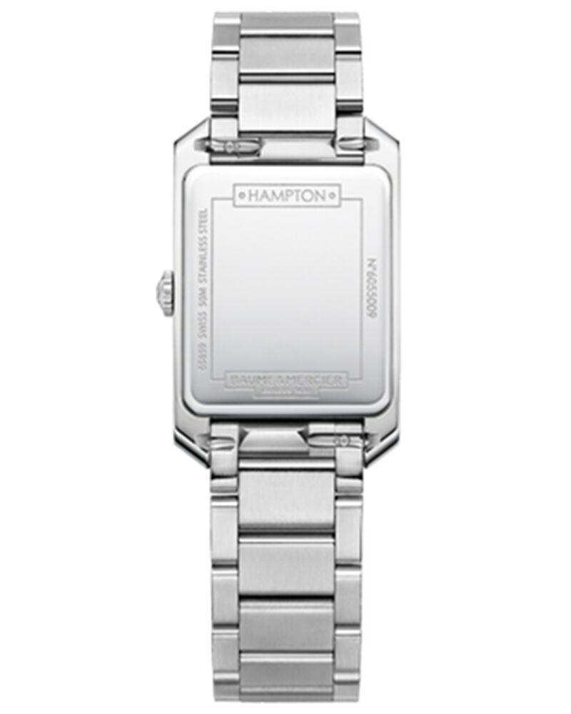 Baume et Mercier Women HAMPTON White Analog QUARTZ watch SKU ID M0A10474 Helios The Watch Store