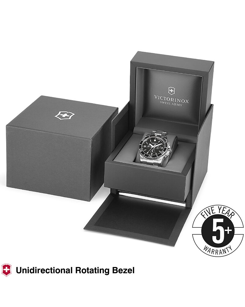 Buy Victorinox Men Maverick Round Black Watch 241695 at Helios