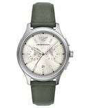 Emporio Armani Men  Ivory Chronograph Quartz watch SKU ID AR11801 Helios The Watch Store