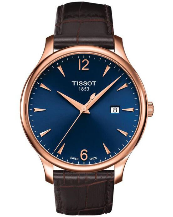 Tissot Men TRADITION Blue Analog Quartz watch SKU ID T0636103604700 Helios The Watch Store