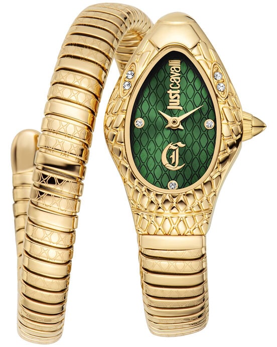 Just Cavalli Women VETRA Dark Green Analog Quartz watch SKU ID JC1L373M1035 Helios The Watch Store