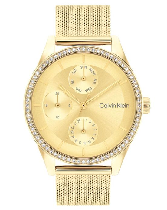 Calvin Klein Women SPARK Golden Analog Quartz watch SKU ID 25100011 Helios The Watch Store