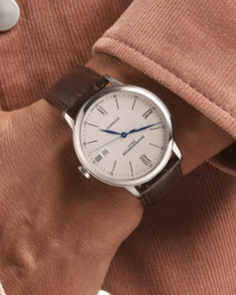 Baume et Mercier Men CLASSIMA Silver Analog Automatic watch SKU ID M0A10214 Helios The Watch Store