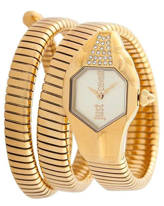 Just Cavalli Women JUST GLAM Champagne Analog Quartz watch SKU ID JC1L022M0025 Helios The Watch Store