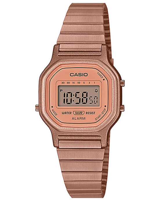 Casio Women VINTAGE Rose Gold Digital/Smart Quartz watch SKU ID D217 Helios The Watch Store