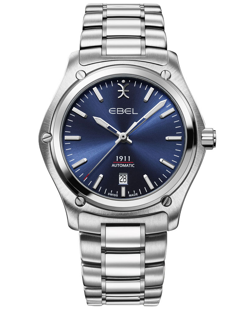 Ebel Men   1911 Blue Analog Automatic watch SKU ID 1216615 Helios The Watch Store