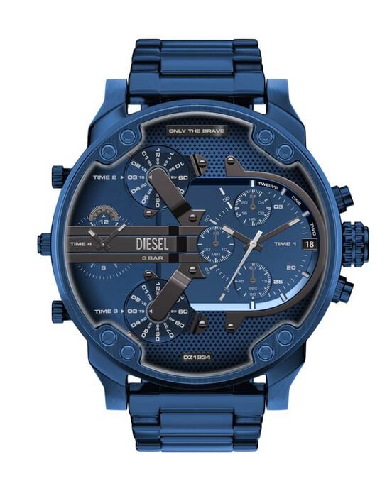 Diesel Men MR  DADDY Two Toned Chronograph Quartz watch SKU ID DZ7496 Helios The Watch Store