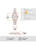 Emporio Armani Women Nude Analog Quartz watch SKU ID AR70019 Helios The Watch Store
