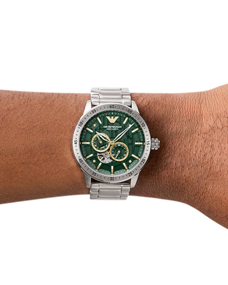 じゅんアルマーニオートマティックAR60053メンズマリオ Buy Emporio Armani Men Round Green Watch ar60053 at Helios Watch Store