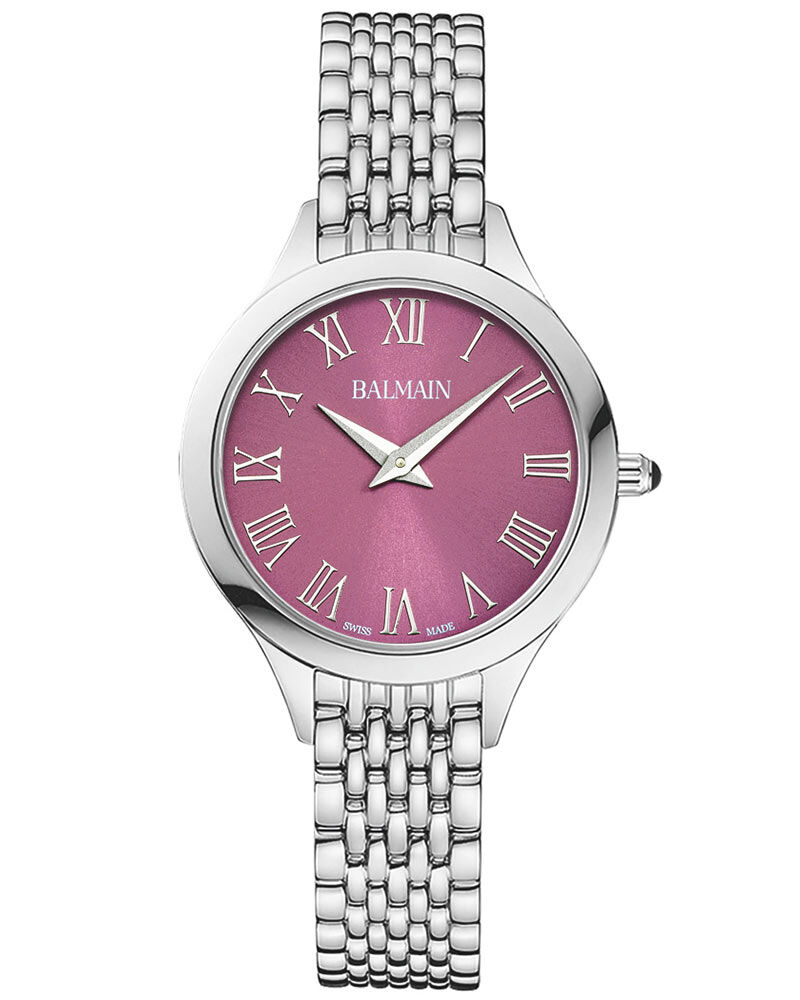 Balmain Women Balmain de Balmain Purple Analog Quartz watch SKU ID B39113342 Helios The Watch Store