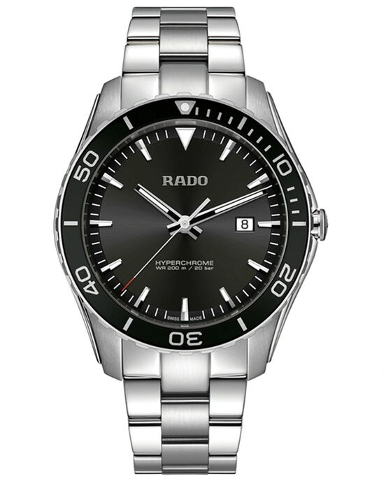 Rado Men Hyperchrome Black  Analog Quartz watch SKU ID R32156163 Helios The Watch Store