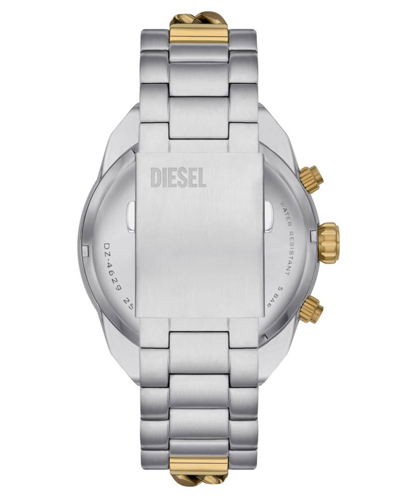 Diesel Men SPIKED Silver Analog Quartz watch SKU ID DZ4629 Helios The Watch Store