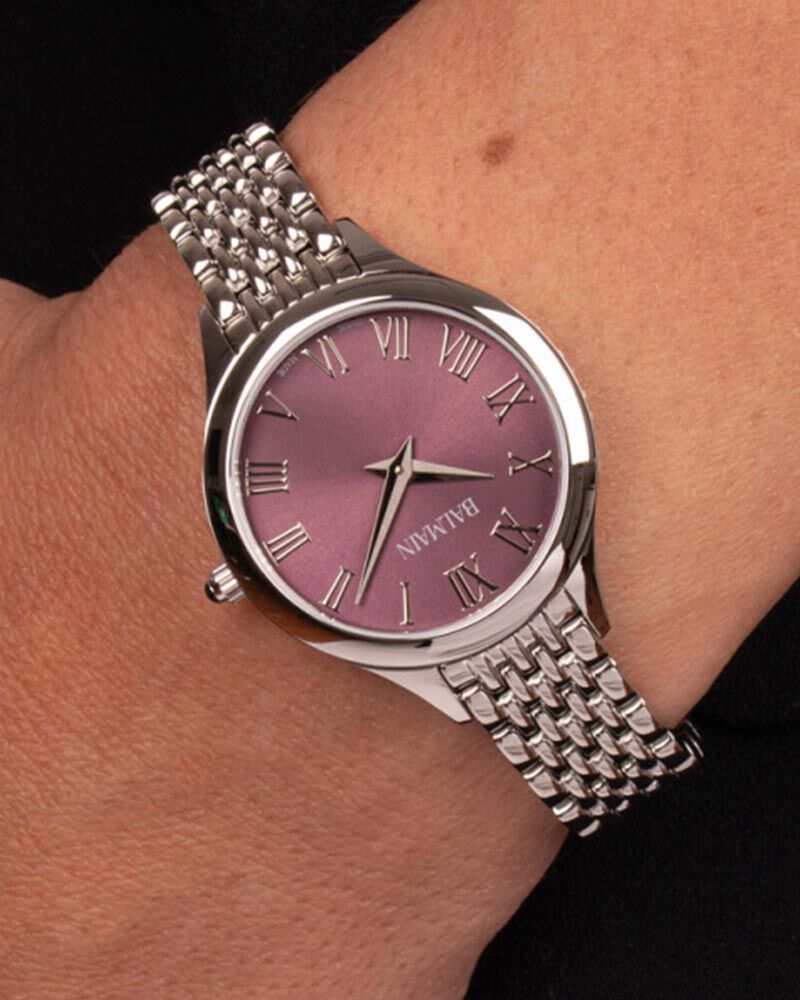 Balmain Women Balmain de Balmain Purple Analog Quartz watch SKU ID B39113342 Helios The Watch Store