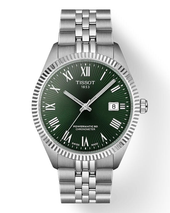 Tissot Men BALLADE Green Analog Automatic watch SKU ID T1564081109300 Helios The Watch Store