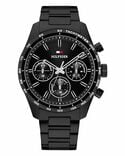 Tommy Hilfiger MEN HAMPTON BLACK Analog Quartz watch SKU ID TH1792280W Helios The Watch Store