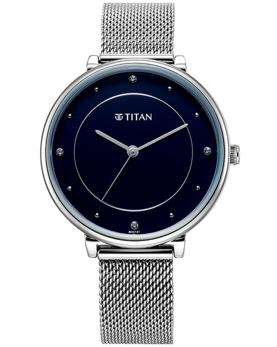Titan Women PURPLE STACKABLES Silver Analog Quartz watch SKU ID 2673SM04F Helios The Watch Store