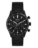 Seiko Men DRESS Black Analog Quartz watch SKU ID SSB417P1 Helios The Watch Store