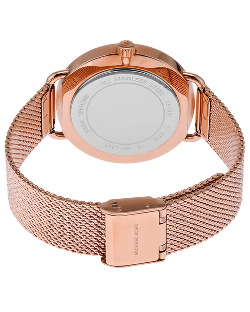 Buy Michael Kors Women Portia Round Rose Gold Watch mk3845 at