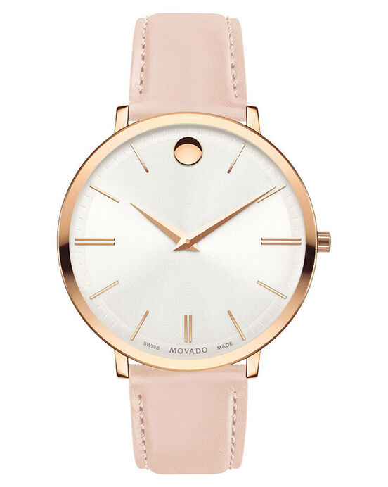 Movado Women ULTRA SLIM White Analog Quartz watch SKU ID 607373 Helios The Watch Store