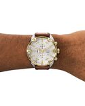 Diesel Men SPIKED Silver Analog Quartz watch SKU ID DZ4665 Helios The Watch Store