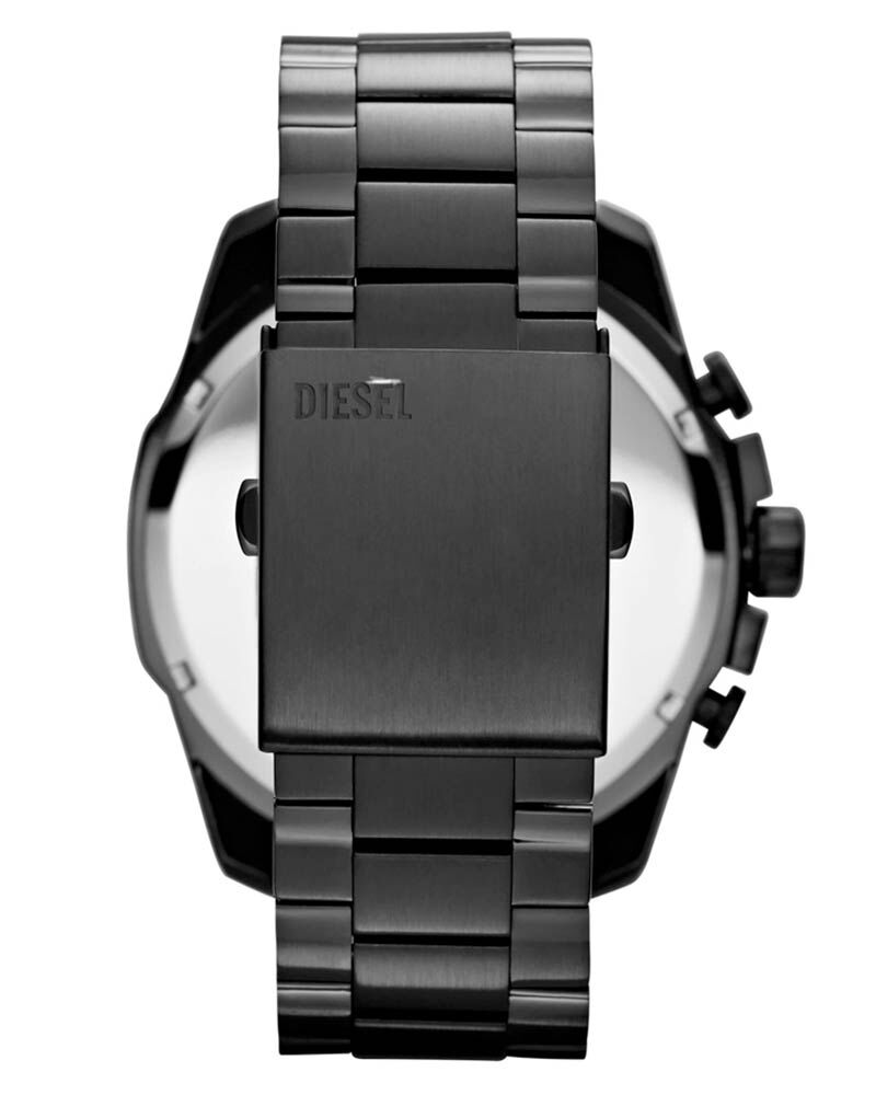 Diesel Men MEGA CHIEF Black Analog Quartz watch SKU ID DZ4283 Helios The Watch Store