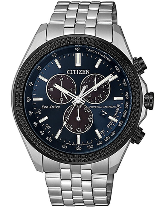 Citizen Men ECO-DRIVE Blue Analog Quartz watch SKU ID BL5568-54L Helios The Watch Store