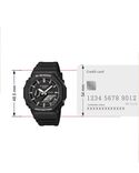 G-Shock Men GA-2100 Black  Analog-Digital Quartz watch SKU ID G1686 Helios The Watch Store