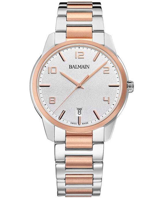 Balmain Men MADRIGAL Silver Analog Quartz watch SKU ID B14683324 Helios The Watch Store