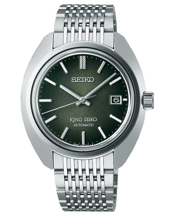 King Seiko Men KING SEIKO Green Analog Automatic watch SKU ID SJE113J1 Helios The Watch Store