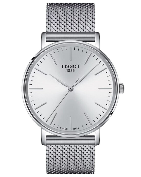 Tissot Men EVERYTIME White Analog Quartz watch SKU ID T1434101101100 Helios The Watch Store