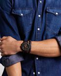 Fossil Men Machine Black Analog Quartz watch SKU ID FS6102SET Helios The Watch Store