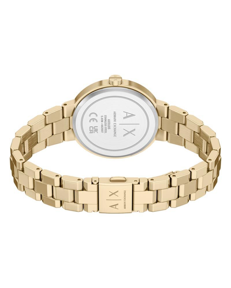 Armani Exchange Women Jackie Silver Analog Quartz watch SKU ID AX7185SET Helios The Watch Store