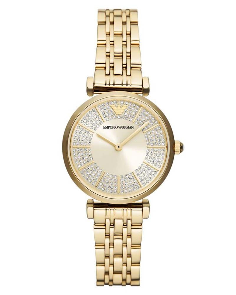 Emporio Armani Women  Cream Analog Quartz watch SKU ID AR11608 Helios The Watch Store