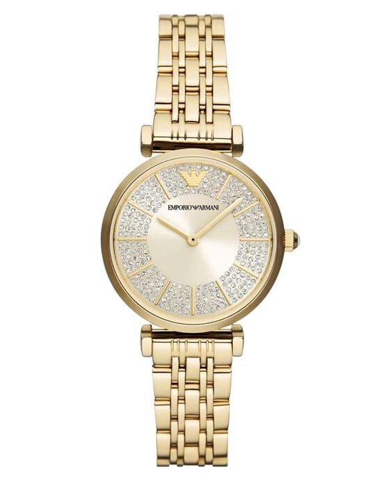 Emporio Armani Women  Cream Analog Quartz watch SKU ID AR11608 Helios The Watch Store